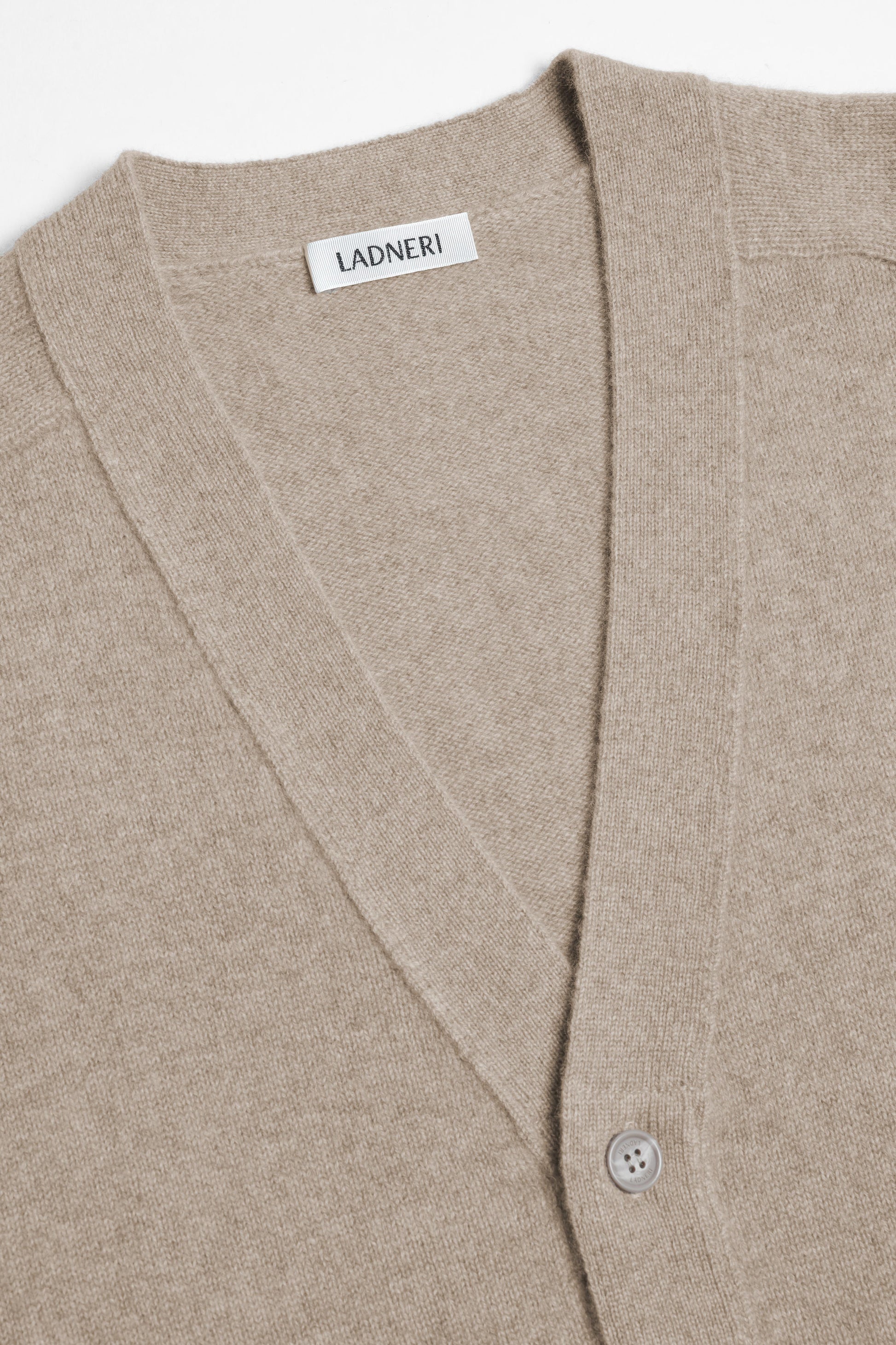 Jimmy Cardigan in Taupe Melange, Ladneri Men - Anita Hass