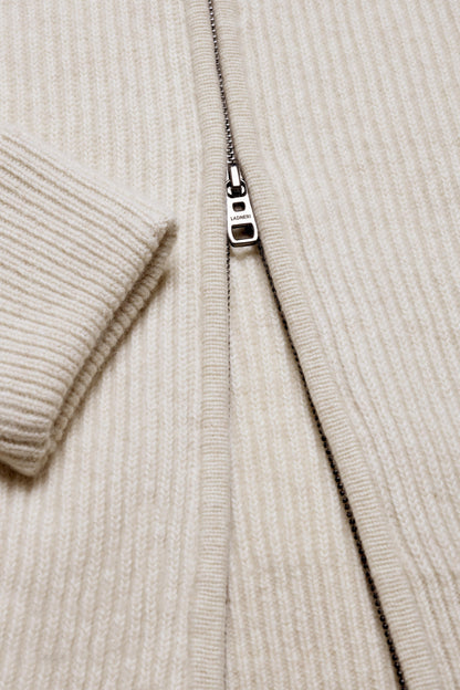 Paulie Cardigan in Cream Melange, Ladneri Men - Anita Hass