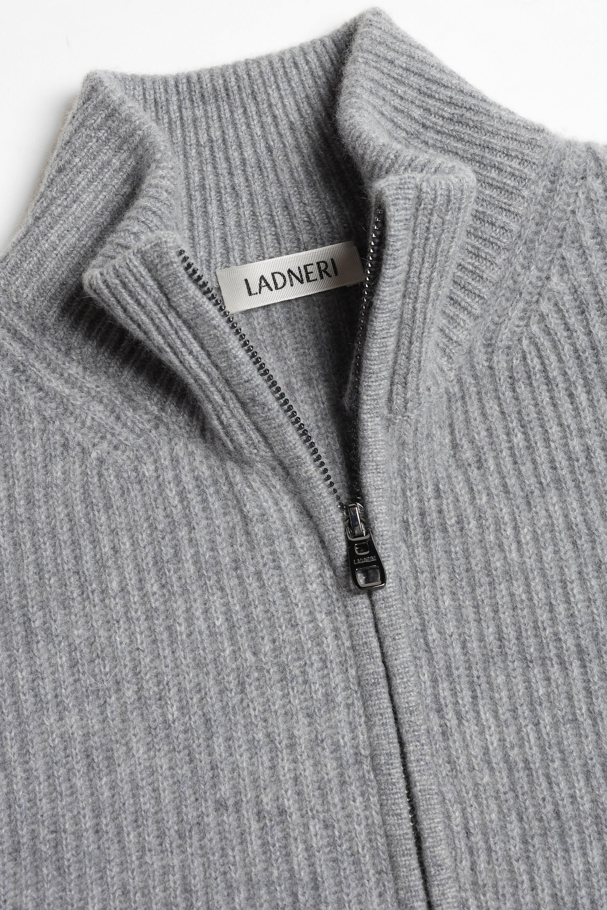 Paulie Cardigan in Mid Grey Melange, Ladneri Men - Anita Hass