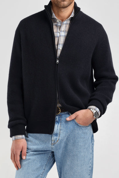 Paulie Cardigan in Navy, Ladneri Men - Anita Hass