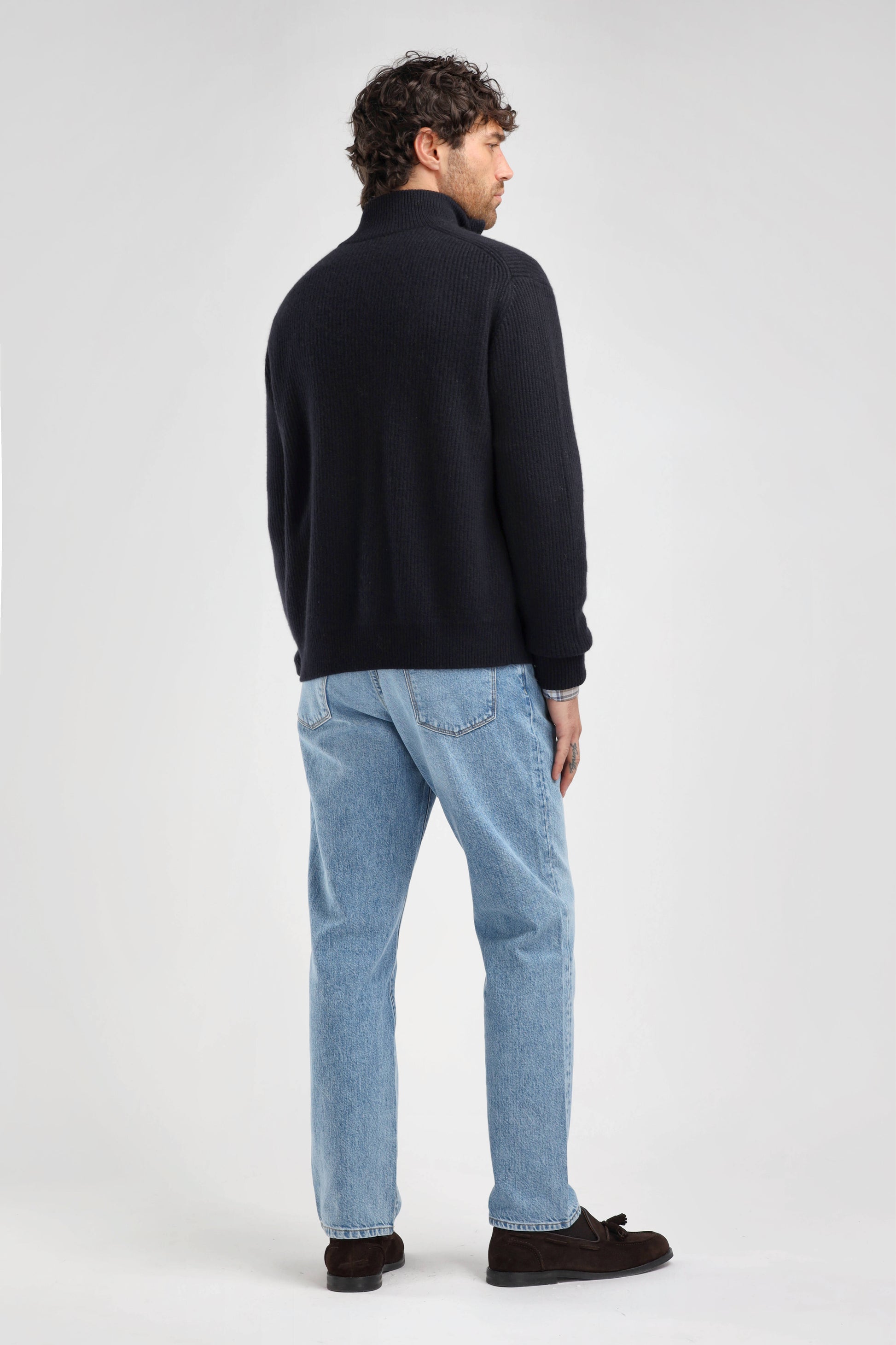 Paulie Cardigan in Navy, Ladneri Men - Anita Hass
