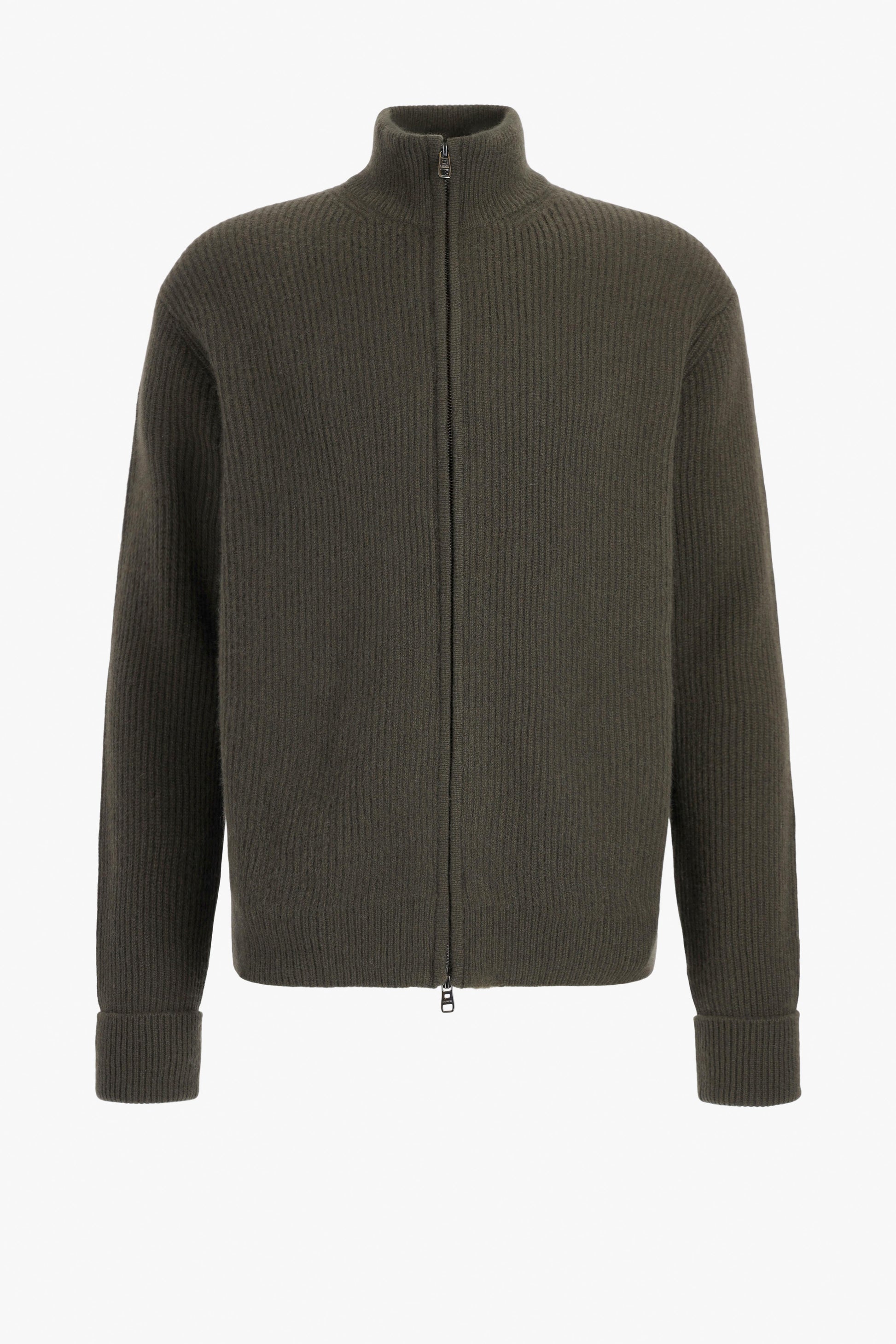 Cardigan Paulie in verde oliva Ladneri Men - Anita Hass