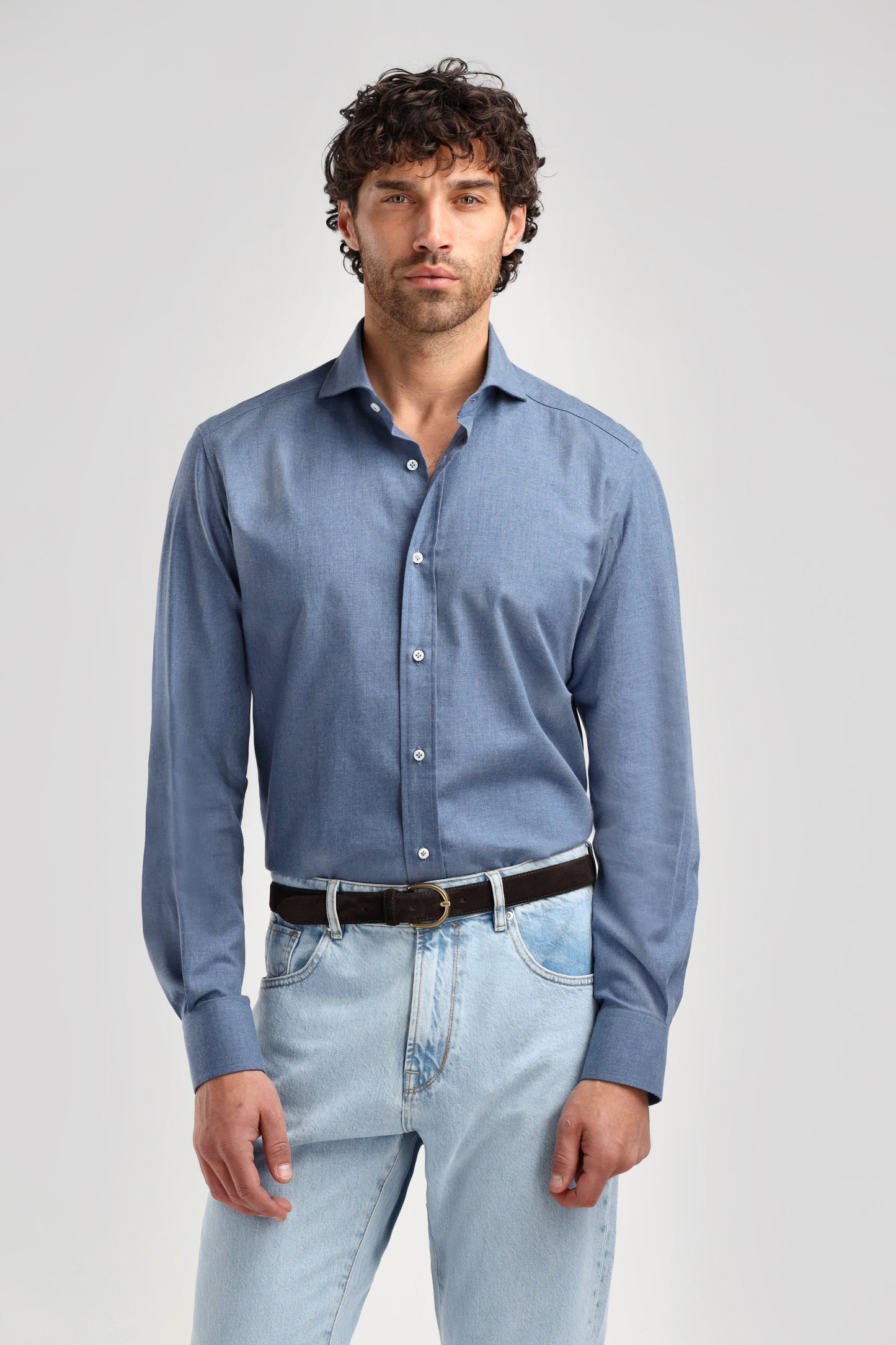 Camisa Bruno en azul de Ladneri Men - Anita Hass