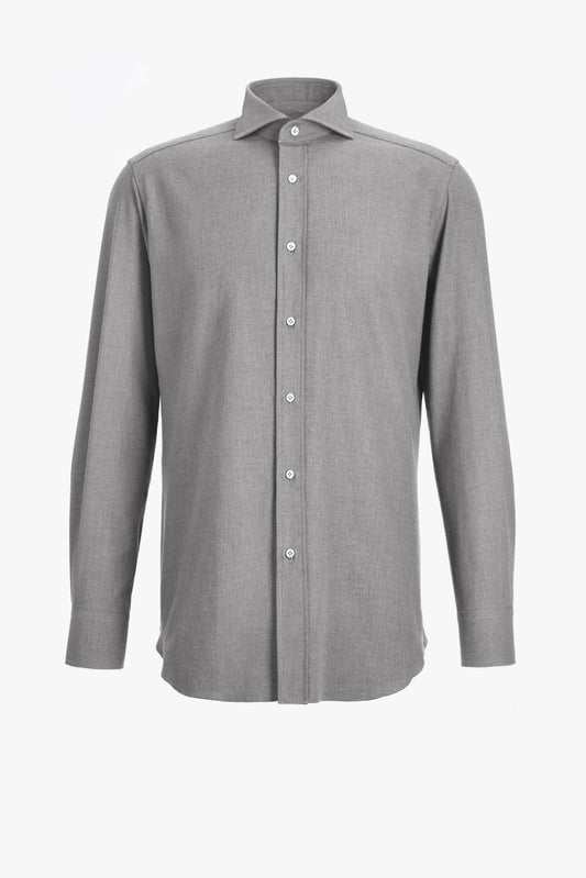 グレーのシャツ「ブルーノ」Ladneri Men - アニタ・ハス