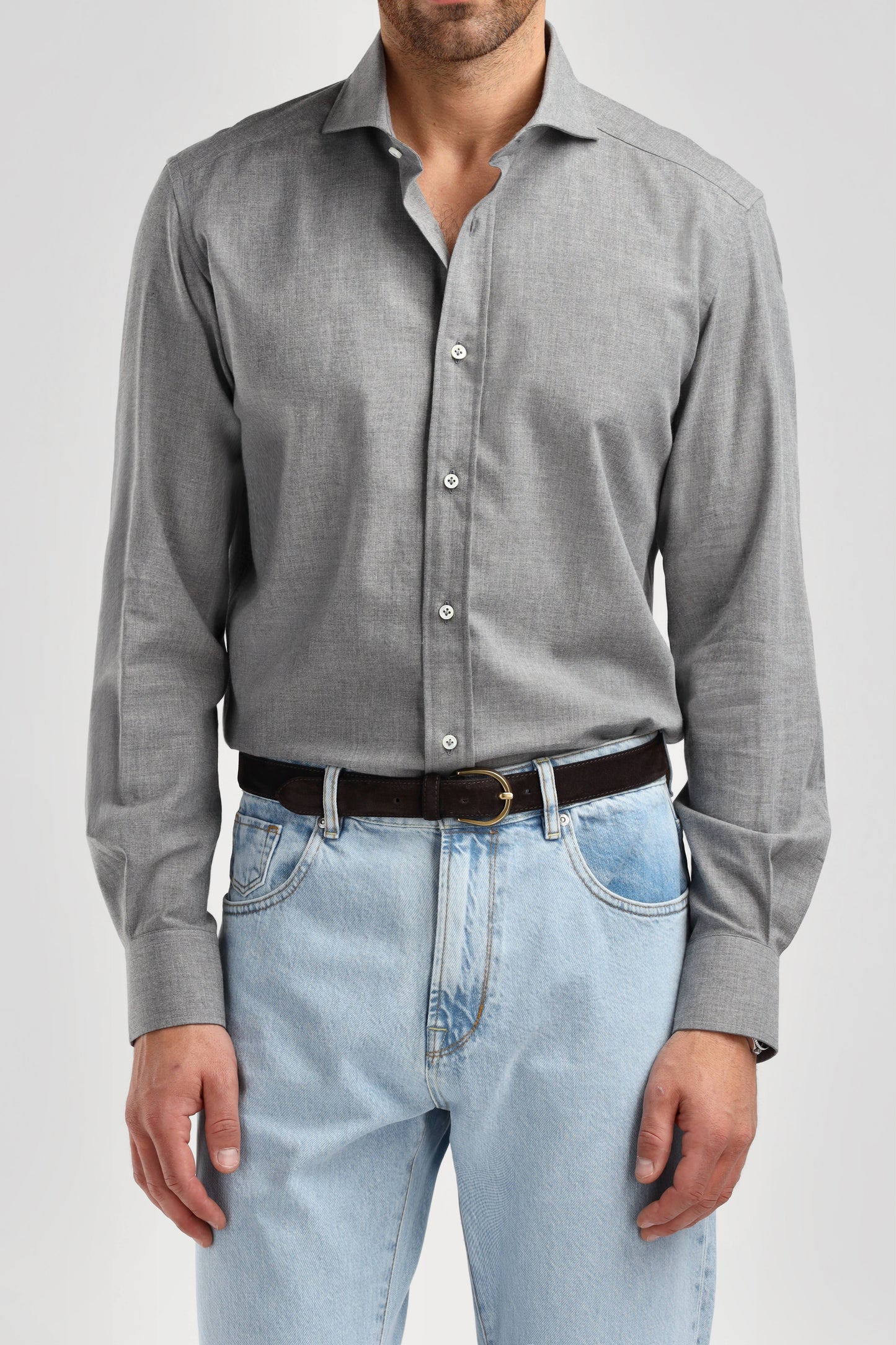 Camisa Bruno en gris de Ladneri Men - Anita Hass