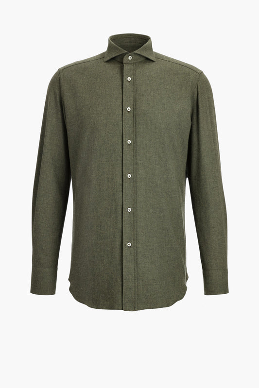 カーキ色のシャツ「ブルーノ」Ladneri Men - アニタ・ハス