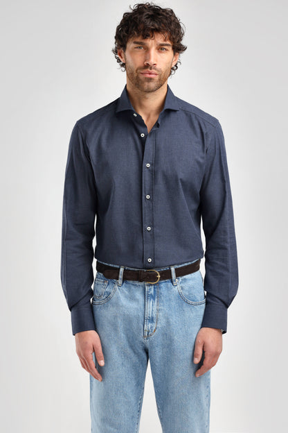 Bruno Shirt in Navy, Ladneri Men - Anita Hass