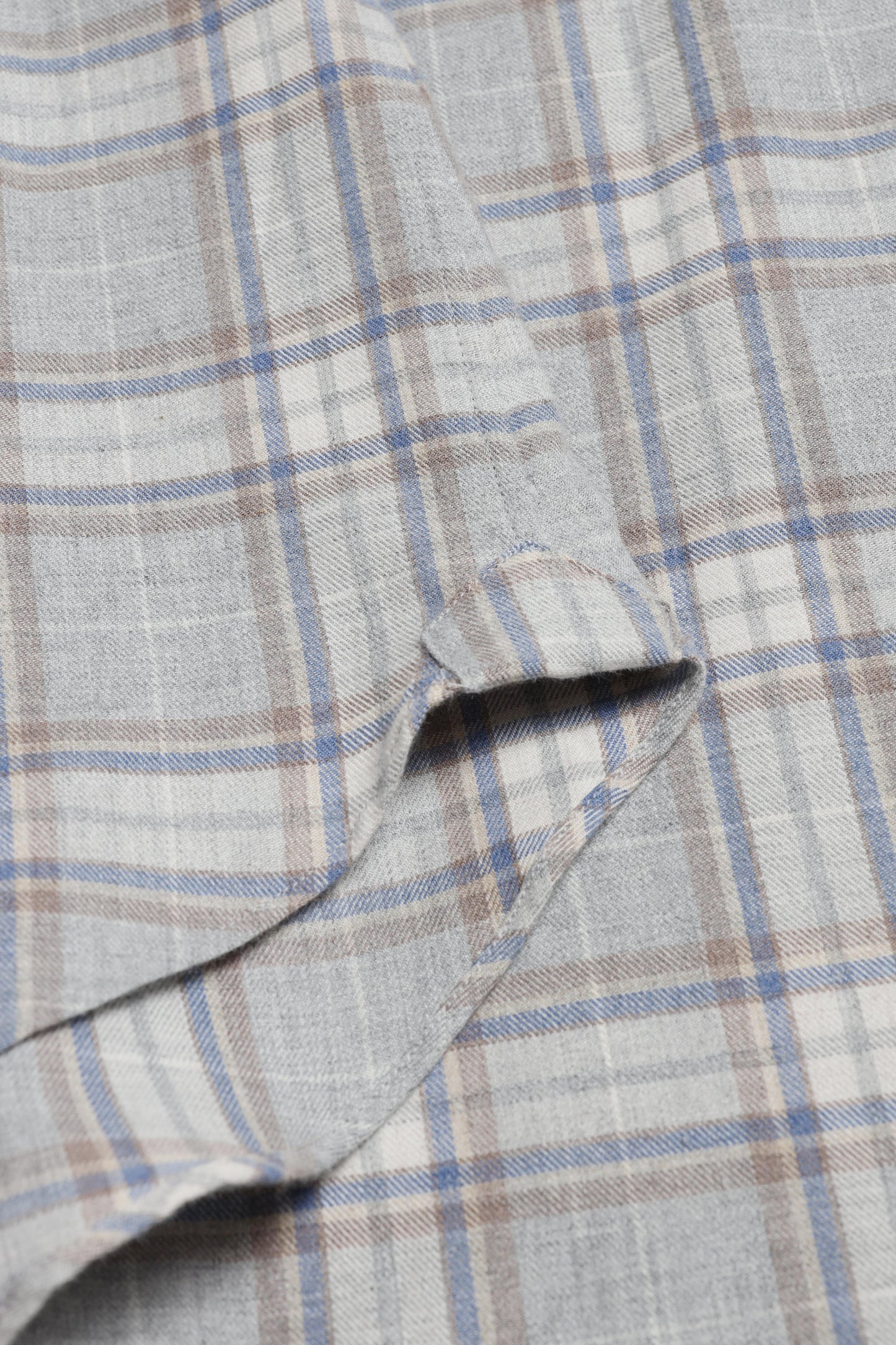 James Shirt in Gray Checked, Ladneri Men - Anita Hass