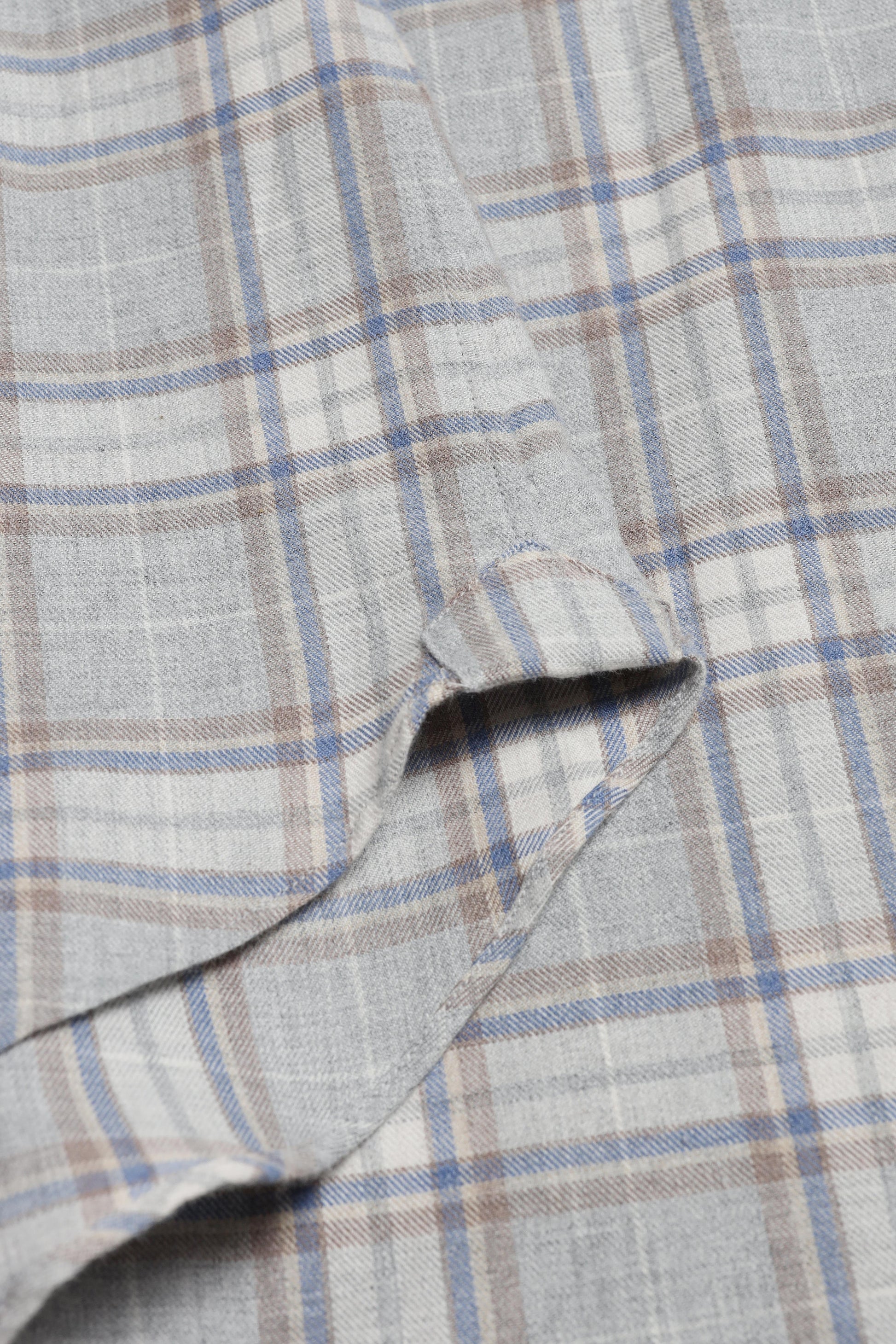 James Shirt in Gray Checked, Ladneri Men - Anita Hass