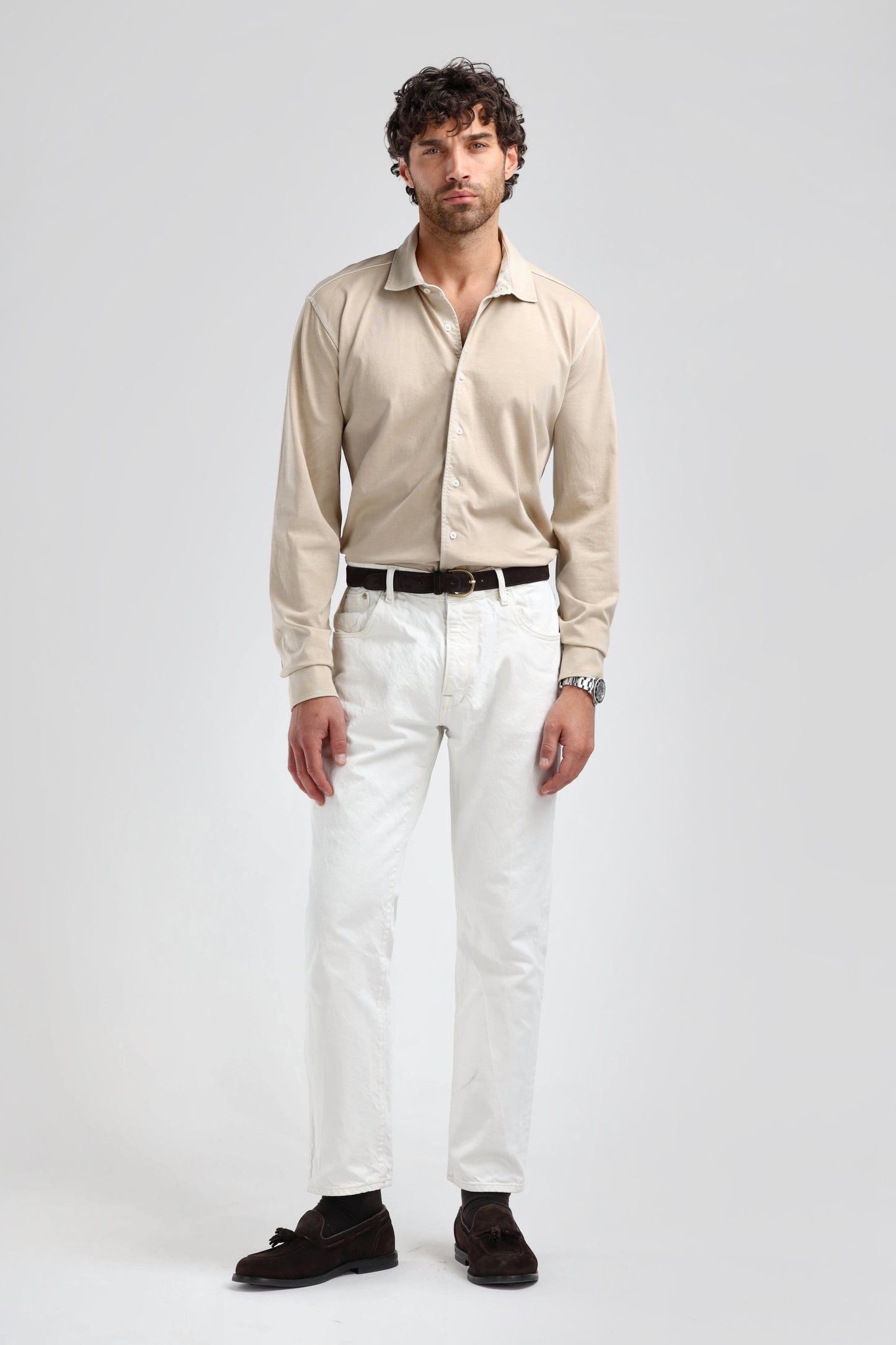 Camisa Luca en color CreamLadneri Men - Anita Hass