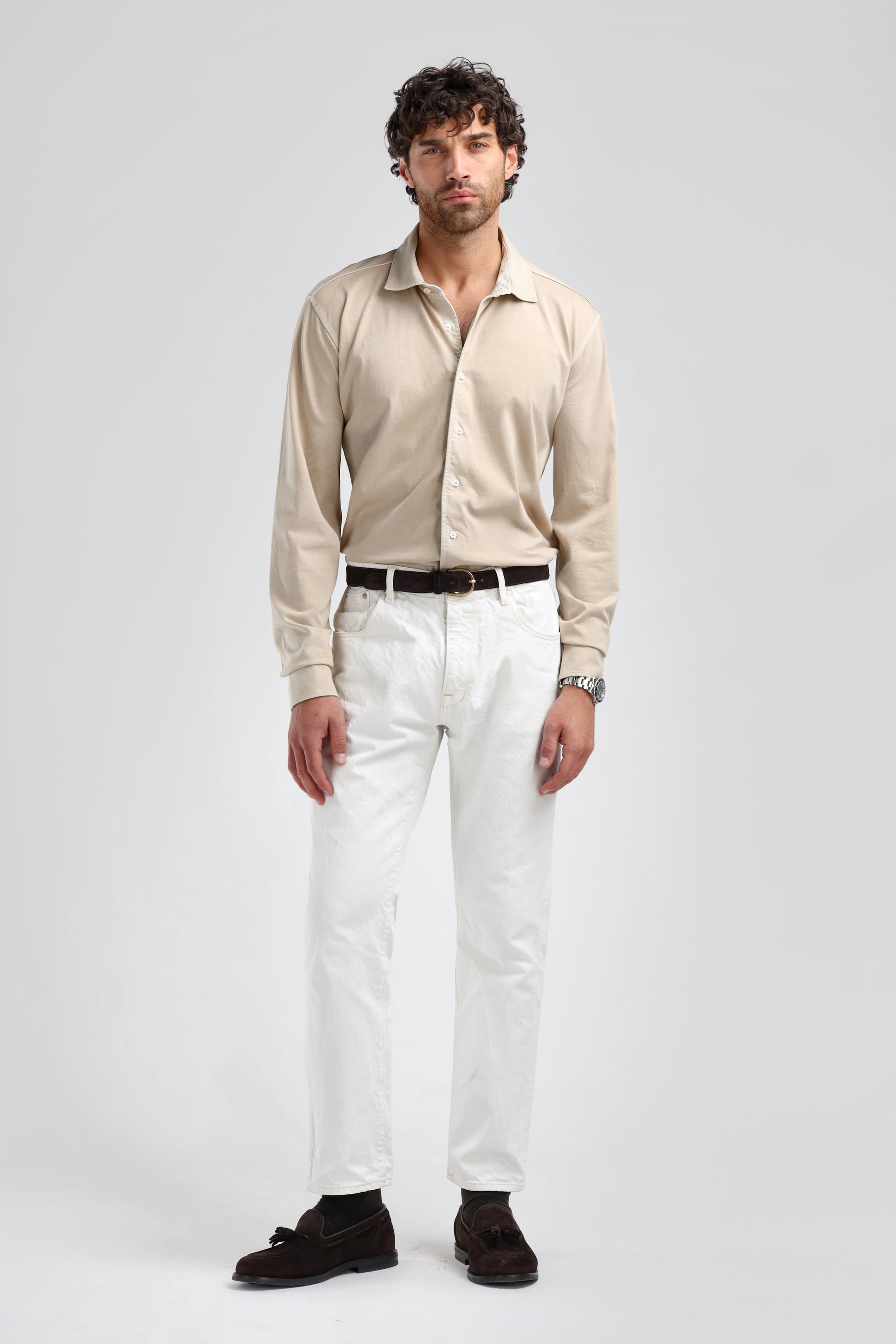 Camisa Luca en color CreamLadneri Men - Anita Hass