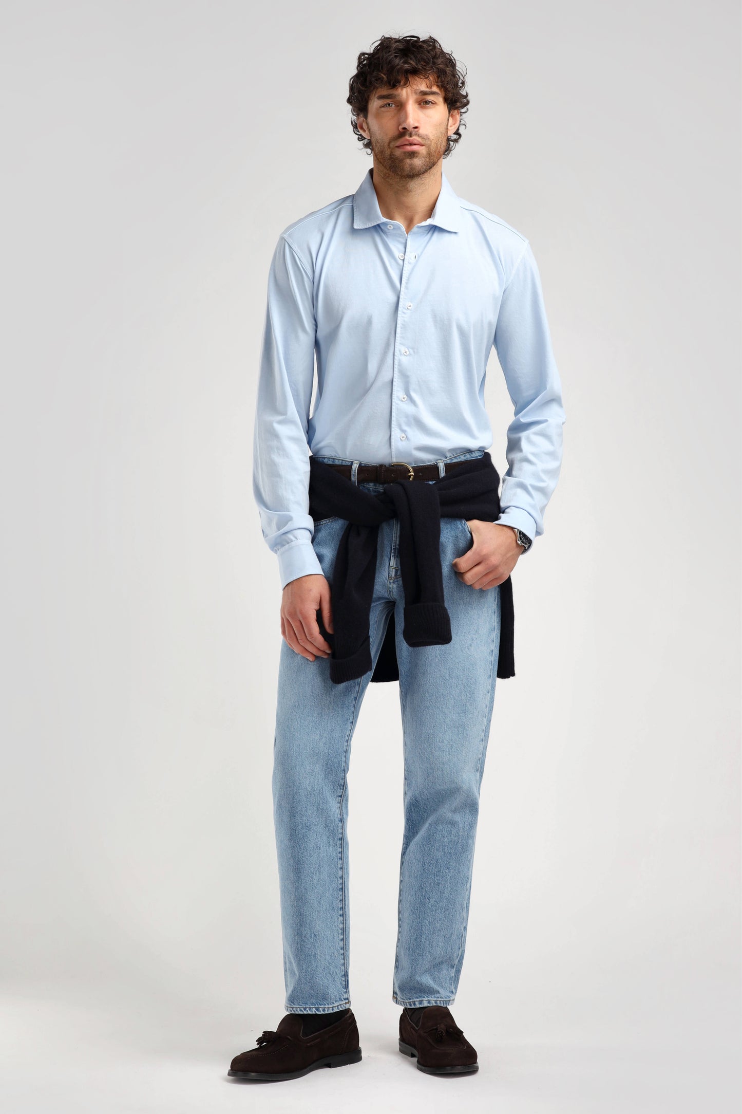Camisa Luca en azul claro de Ladneri Men - Anita Hass