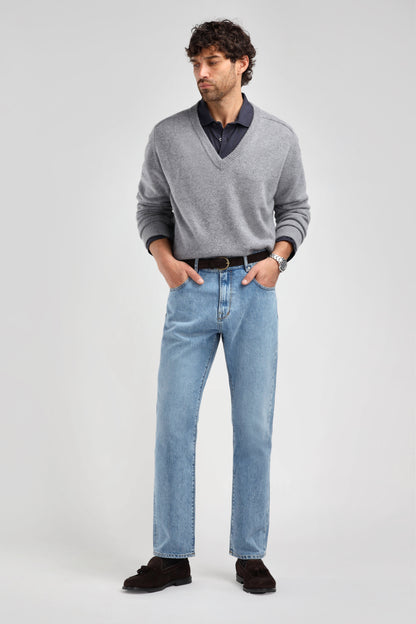 Hemd Luca in Navy Ladneri Men