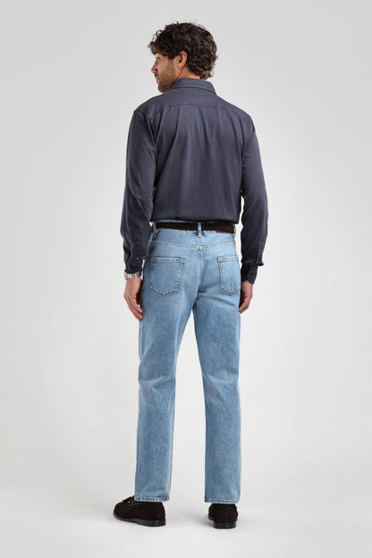 Hemd Luca in Navy Ladneri Men