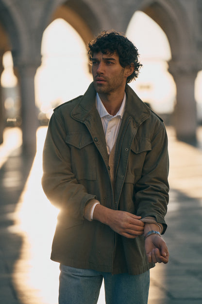 Chaqueta Mosca en color oliva de Ladneri Men - Anita Hass