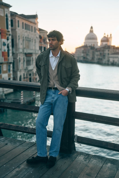 Chaqueta Mosca en color oliva de Ladneri Men - Anita Hass