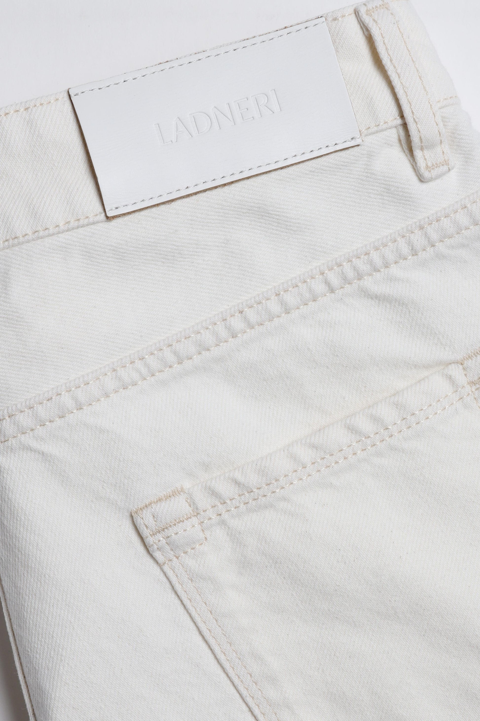 B. J. Jeans in Ecru by Ladneri Men - Anita Hass