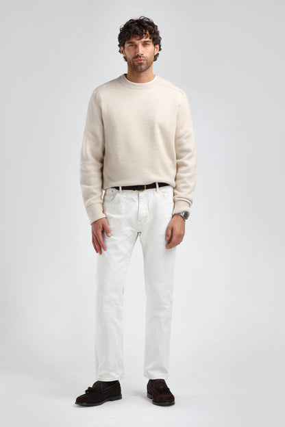 B. J. Jeans in Ecru by Ladneri Men - Anita Hass