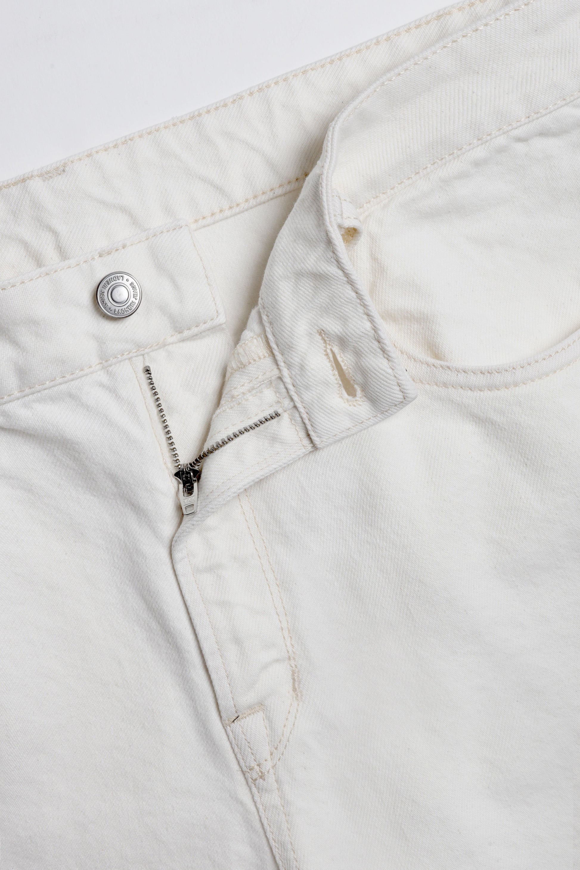 B. J. Jeans in Ecru by Ladneri Men - Anita Hass