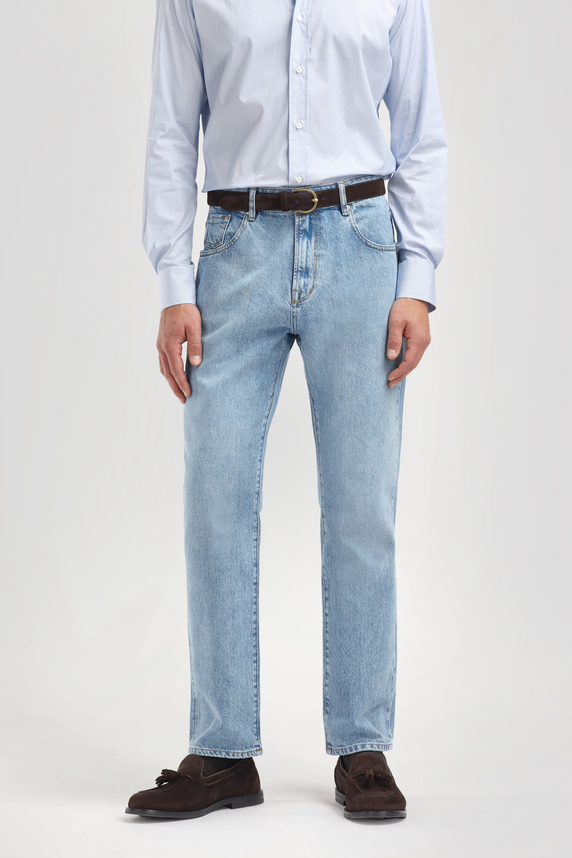 B. J. Jeans in Mid Blue, Ladneri Men - Anita Hass