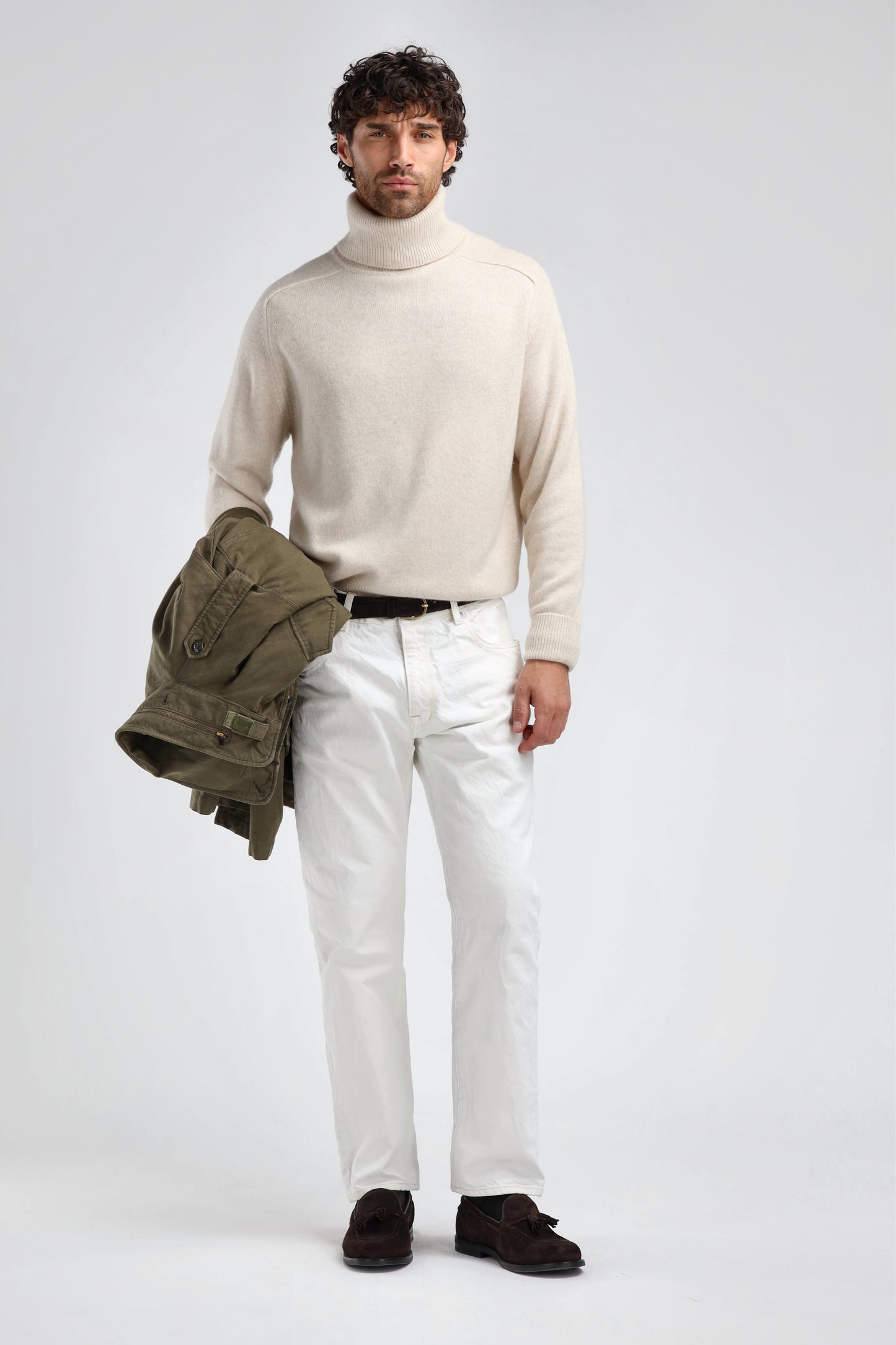 Jersey Frankie en color crema jaspeado de Ladneri Men - Anita Hass