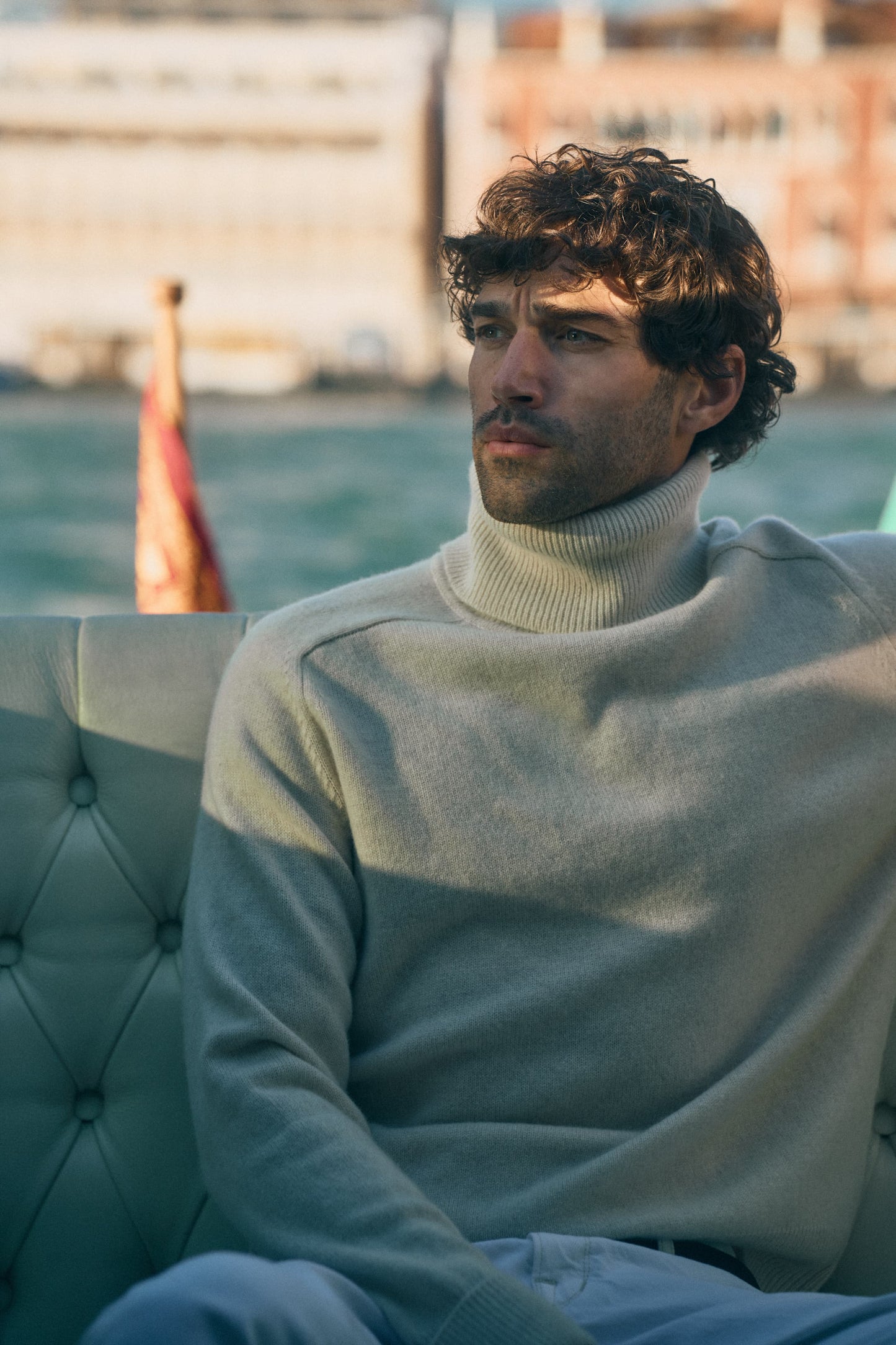 Jersey Frankie en color crema jaspeado de Ladneri Men - Anita Hass