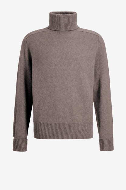 Maglione Frankie in marrone scuro melange Ladneri Men - Anita Hass
