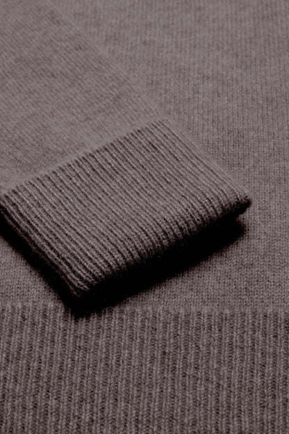 Maglione Frankie in marrone scuro melange Ladneri Men - Anita Hass