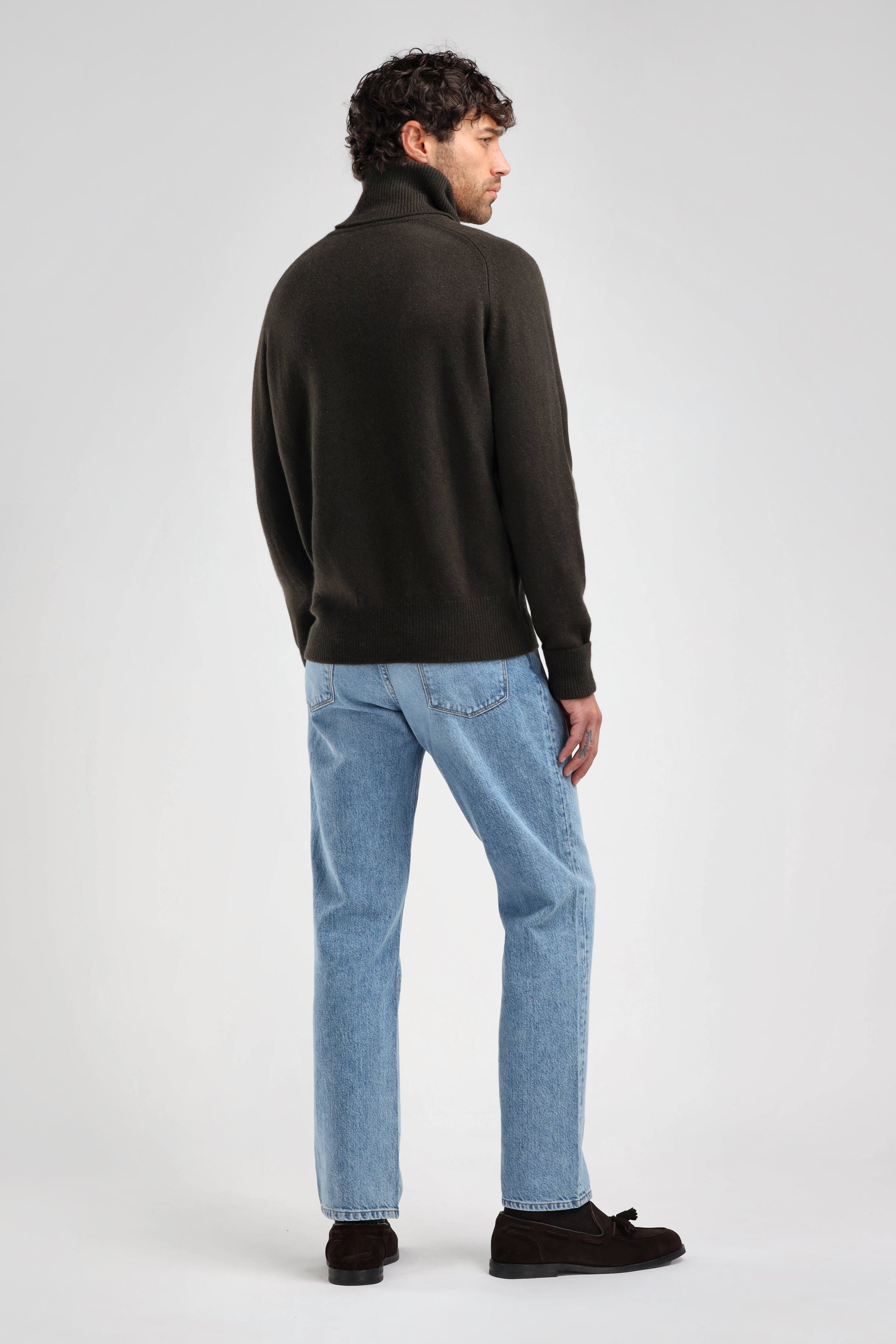 Frankie Sweater in Olive, Ladneri Men - Anita Hass