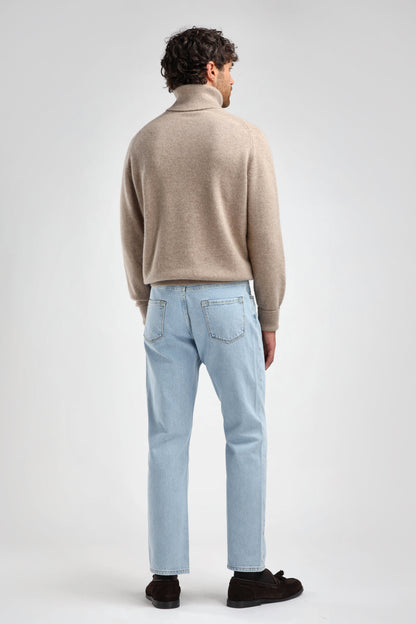 Frankie Sweater in Taupe Melange, Ladneri Men - Anita Hass