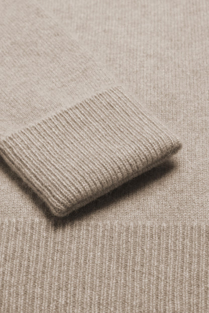 Frankie Sweater in Taupe Melange, Ladneri Men - Anita Hass