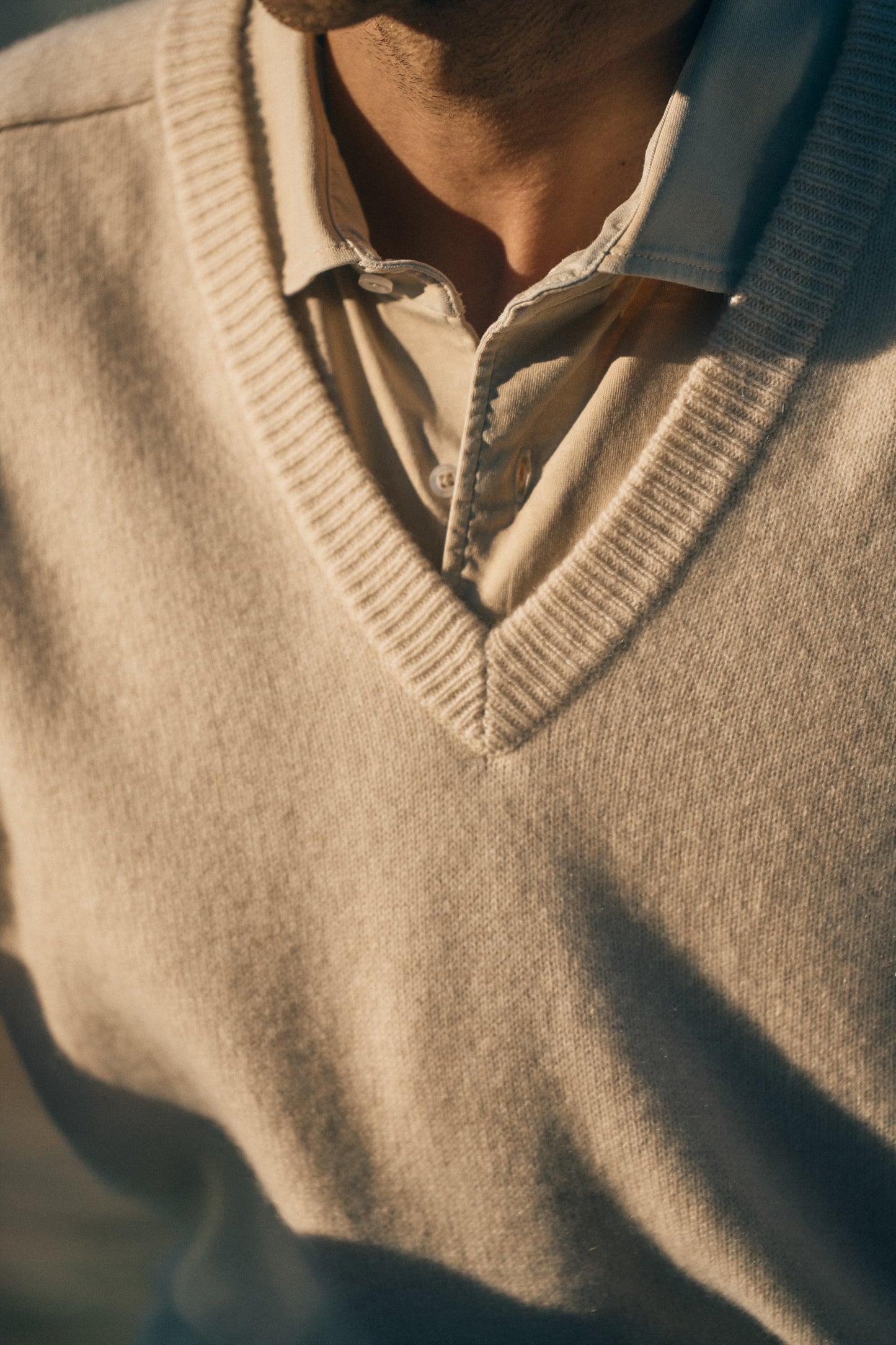 Joey Sweater in Cream Melange by Ladneri Men - Anita Hass