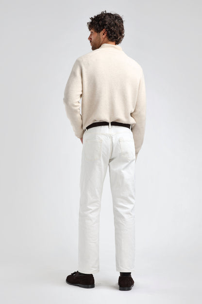Joey Sweater in Cream Melange by Ladneri Men - Anita Hass