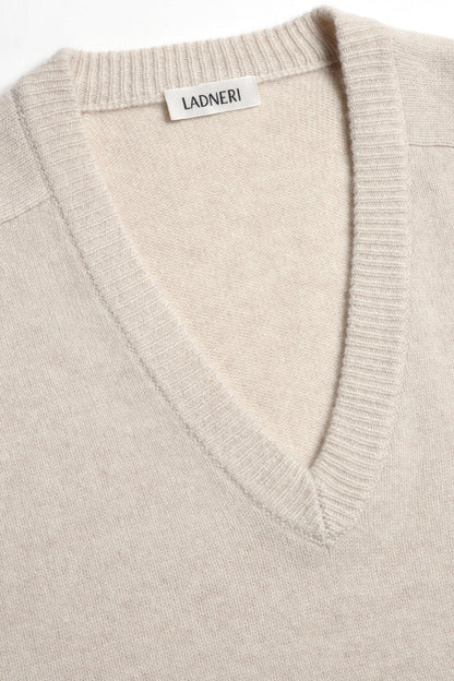 Joey Sweater in Cream Melange by Ladneri Men - Anita Hass