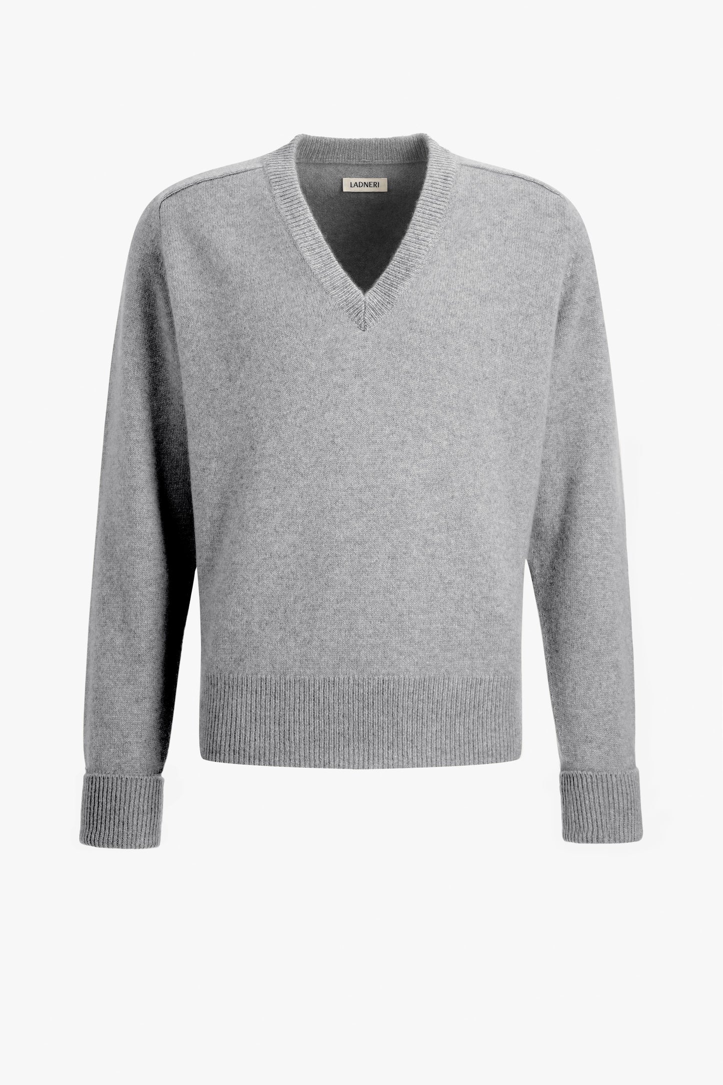Pullover Joey in Mid Grey Melange Ladneri Men