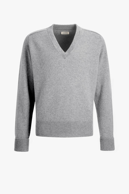 Pullover Joey in Mid Grey Melange Ladneri Men
