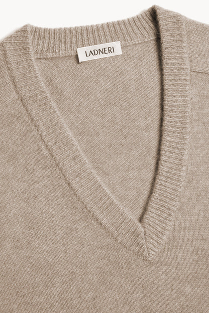 Joey Sweater in Taupe Melange, Ladneri Men - Anita Hass