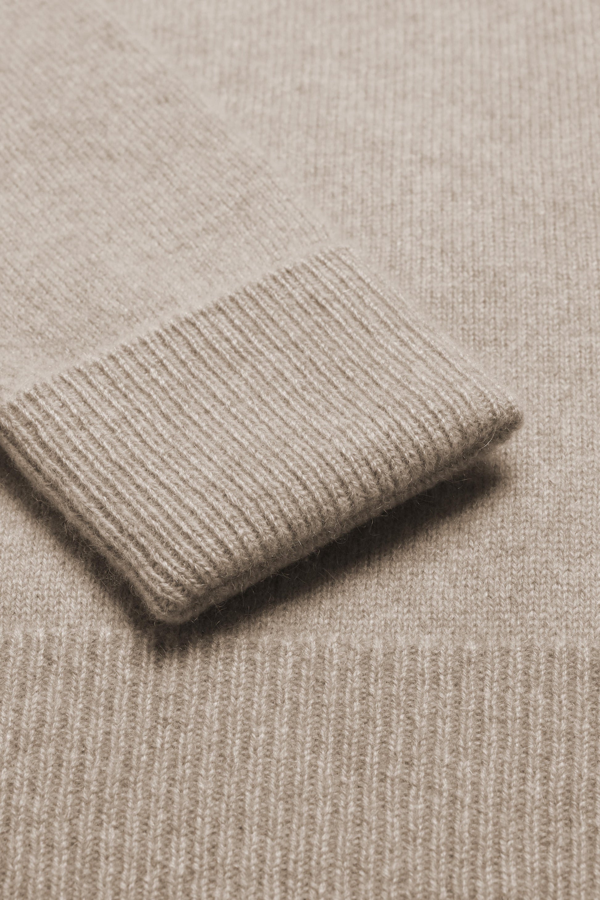 Joey Sweater in Taupe Melange, Ladneri Men - Anita Hass