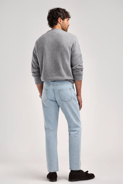 Maglione Vincent in grigio medio melange Ladneri Men - Anita Hass