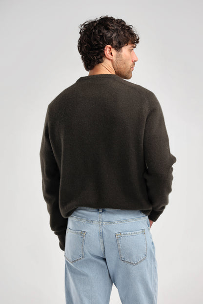 Vincent Sweater in Olive, Ladneri Men - Anita Hass