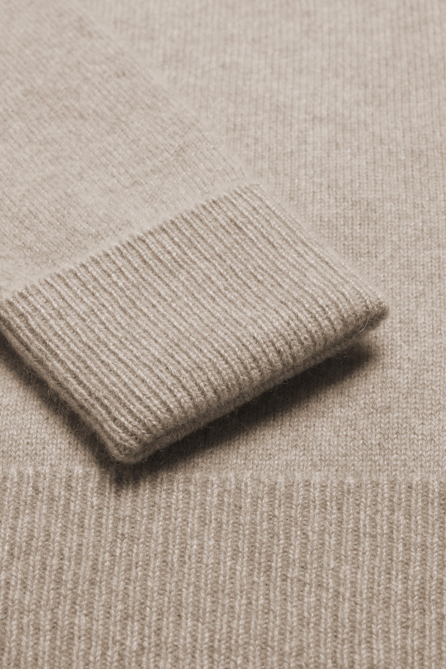 Vincent Sweater in Taupe Melange by Ladneri Men - Anita Hass