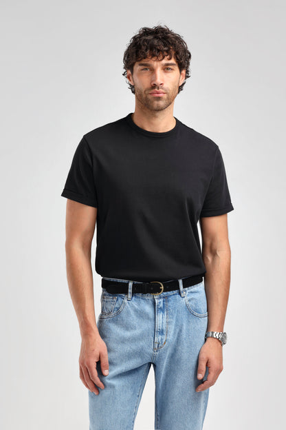 Frenchy T-Shirt in Black, Ladneri Men - Anita Hass