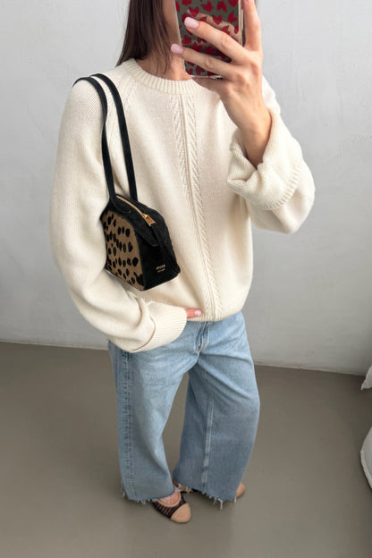 Pullover Alune in Ivory Ladneri