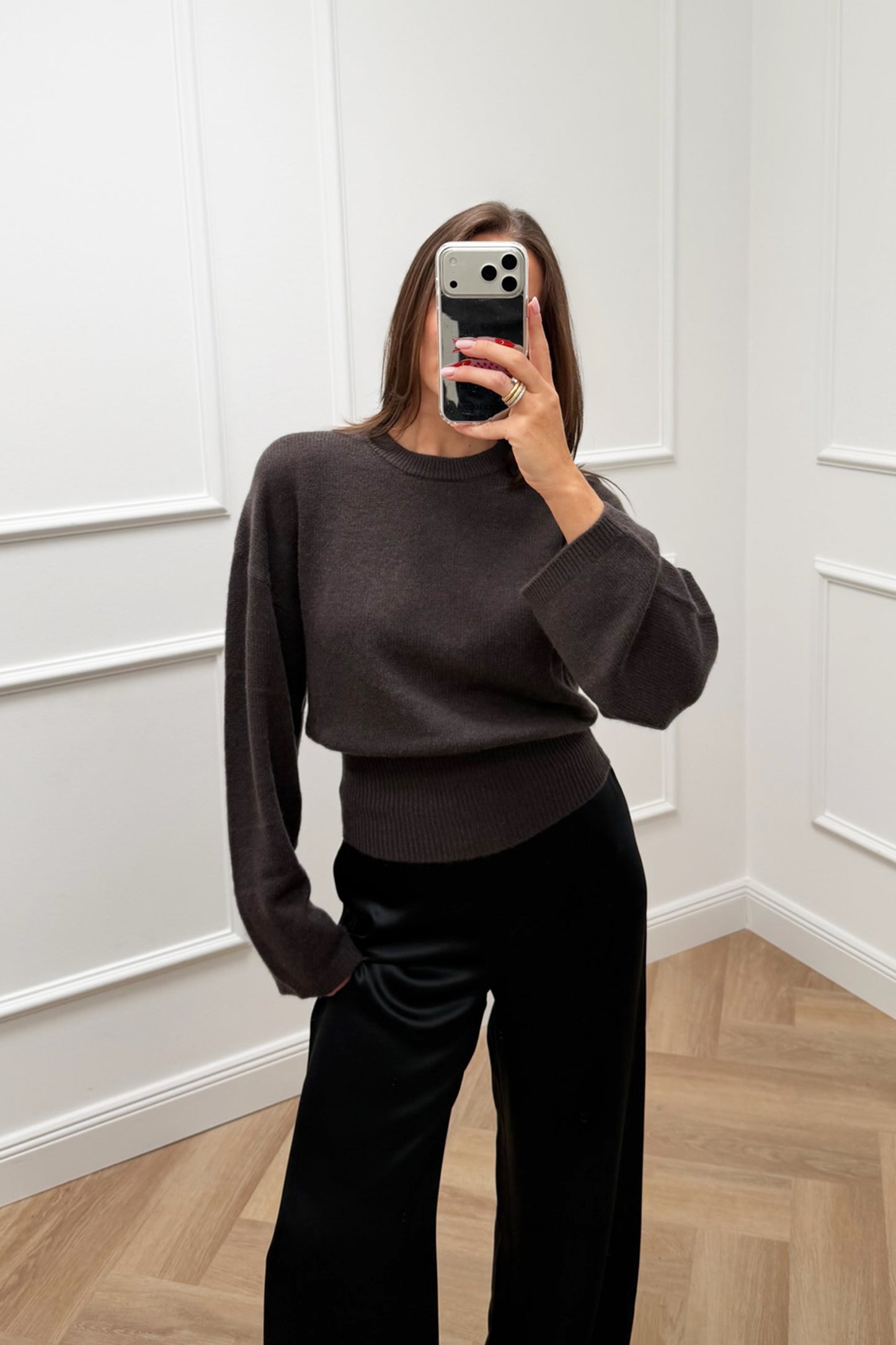 Pullover Fede in Cacao Noir Ladneri