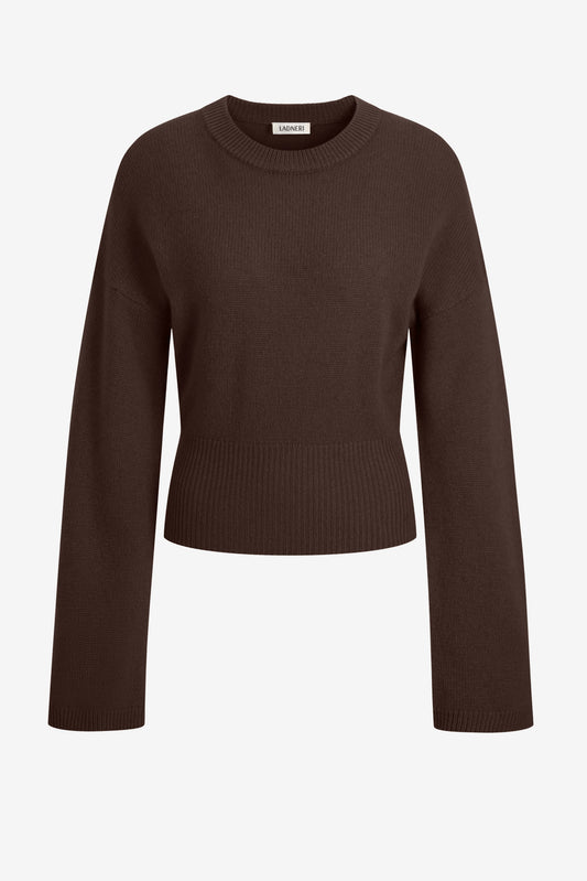 Pullover Fede in Dunkelbraun Ladneri