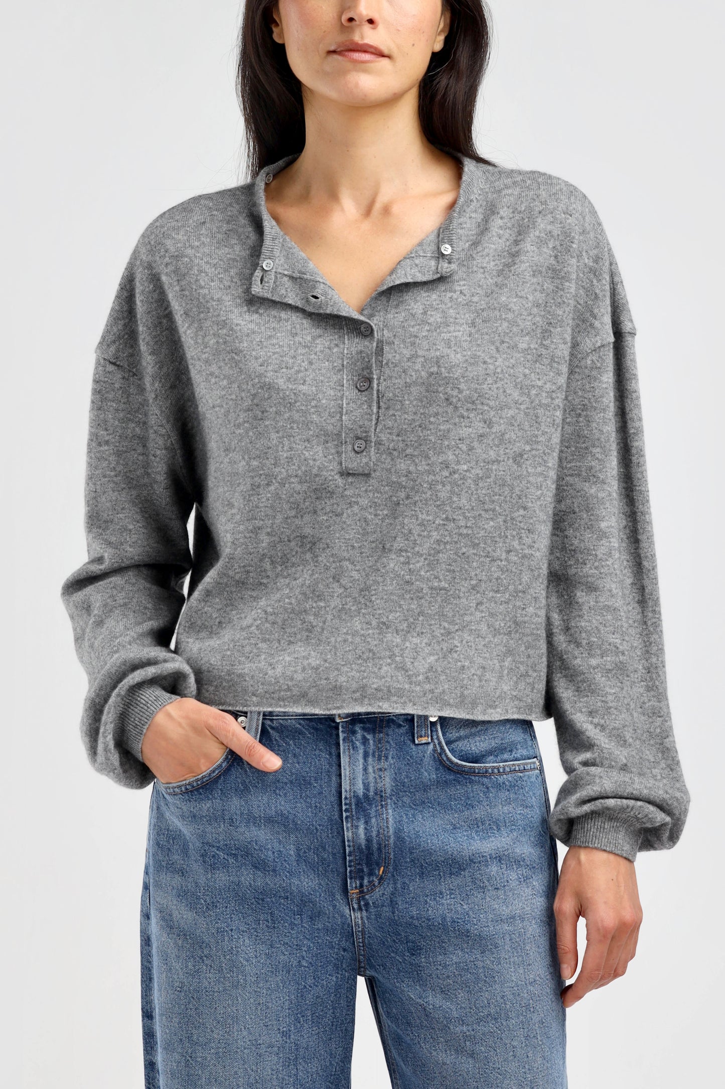 Loulou Sweater in Gray Ladneri - Anita Hass