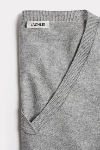 Pullover Pizzo in Hellgrau Ladneri