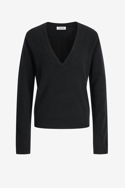 Pullover Pizzo in Schwarz Ladneri