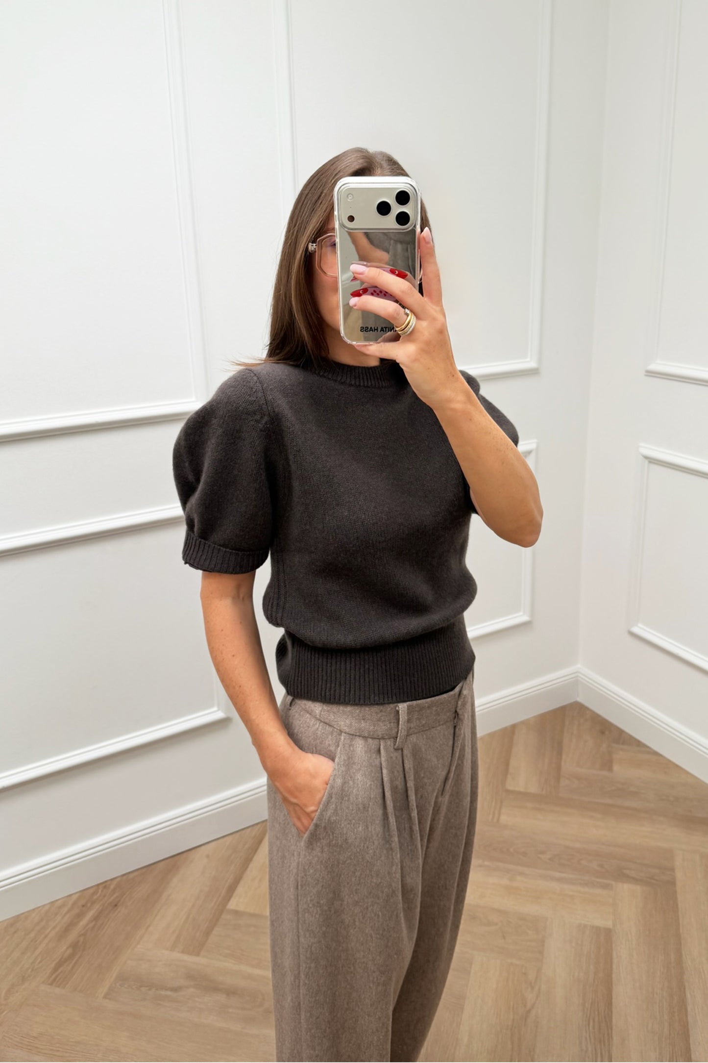 Sweater Poupette in Cacao Noir