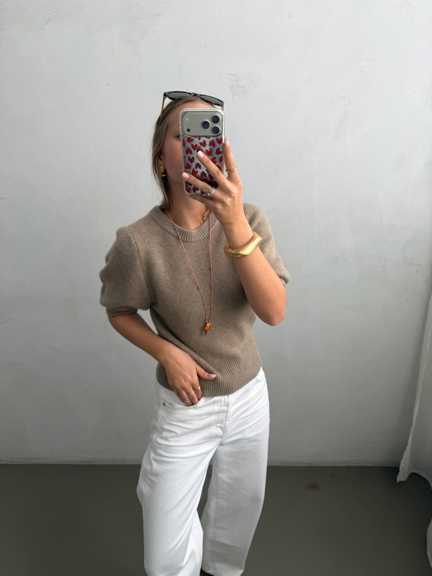 Pullover Poupette in Golden Oat Ladneri